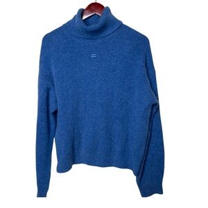 10days Amsterdam blue wool blend turtleneck pullover sz M
